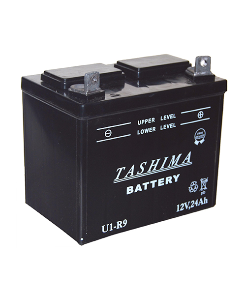 Batterie 12V - 24 A avec positif à droite - TASHIMA