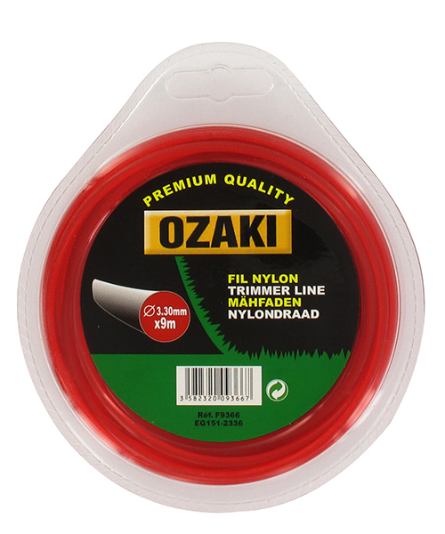 Coque fil nylon rond Ø3,30 mm, 9 m - OZAKI