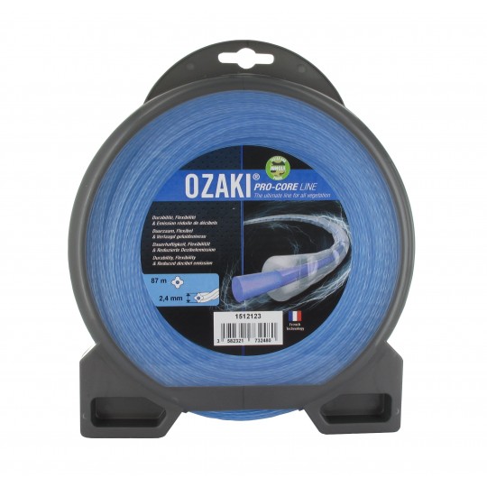 Fil nylon hélicoïdal Ø2,4mmx87m - OZAKI