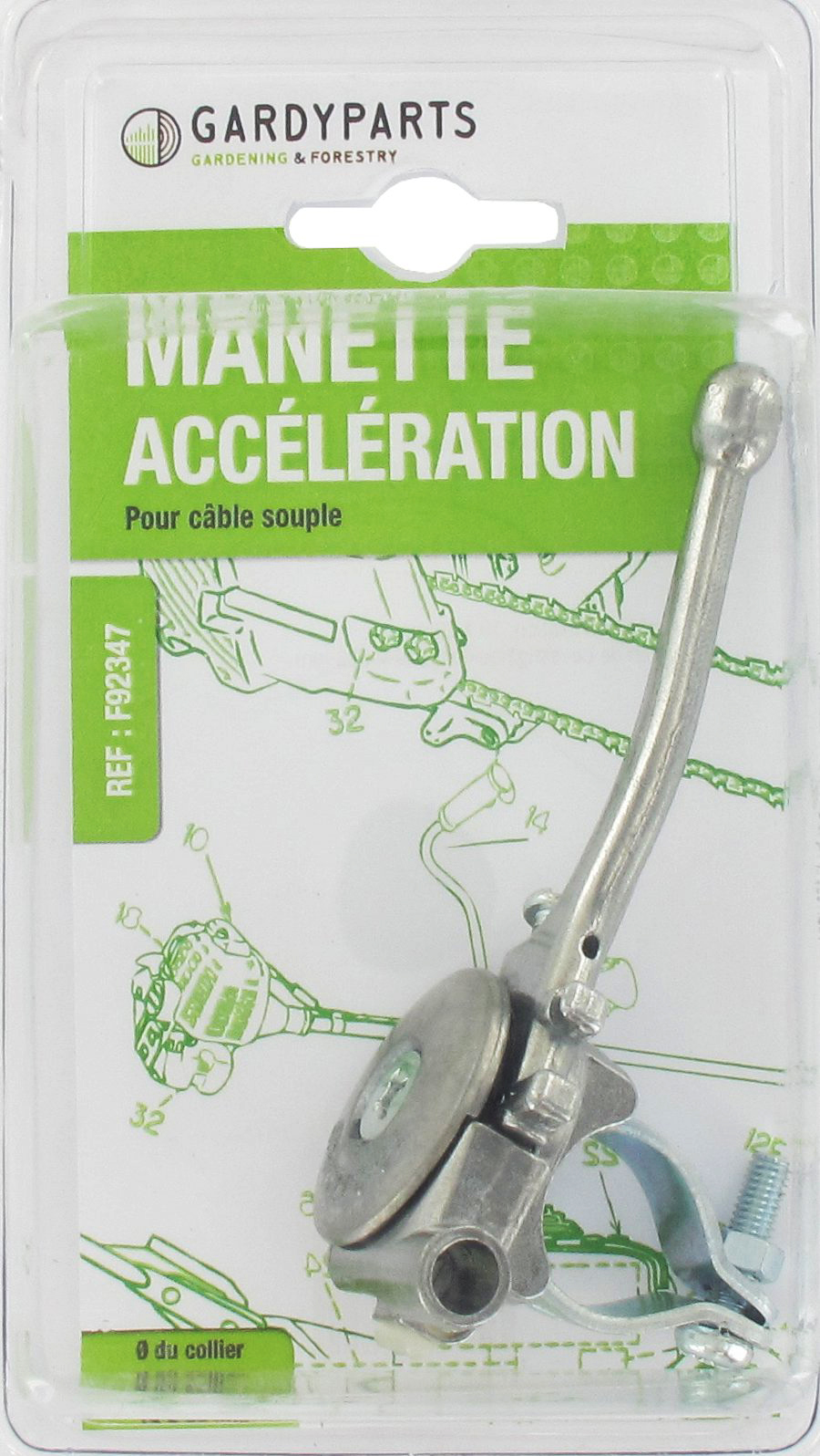 Manette d'accélération 