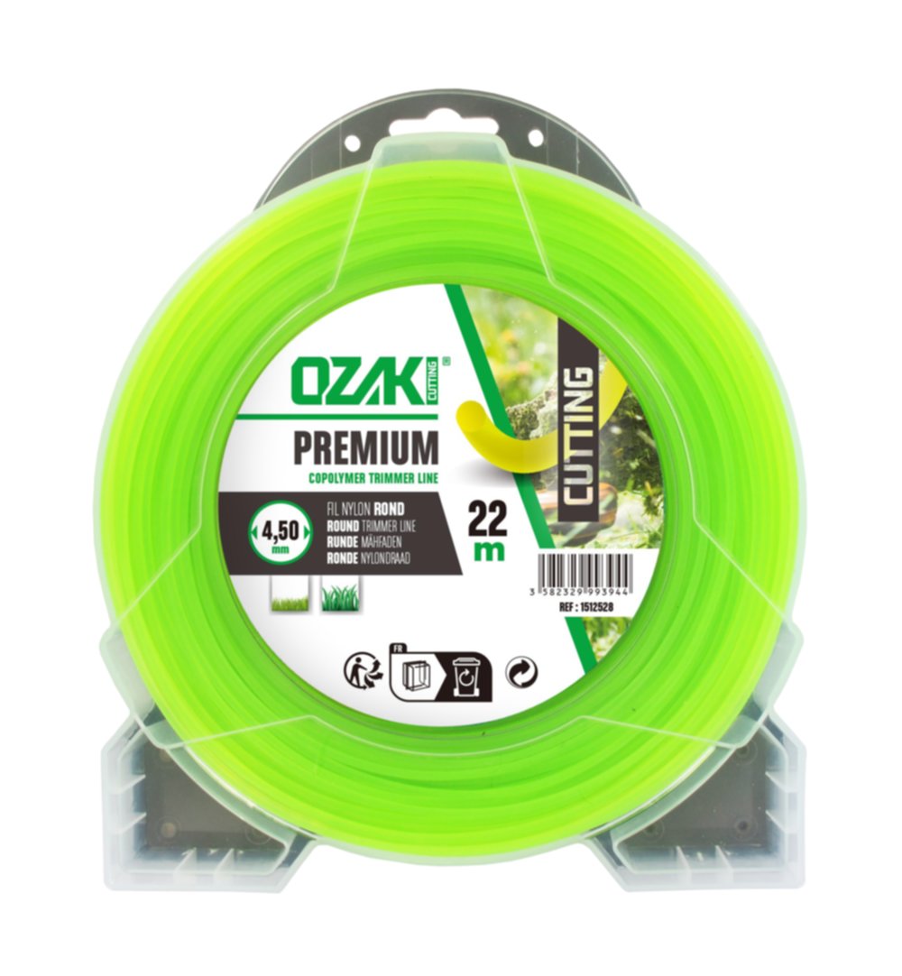 Coque fil nylon rond Premium L.22m Ø4,50mm - OZAKI