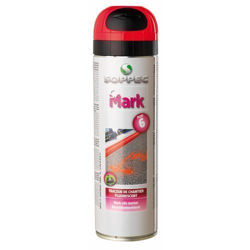 Bombe traceur de chantier S-Mark rouge