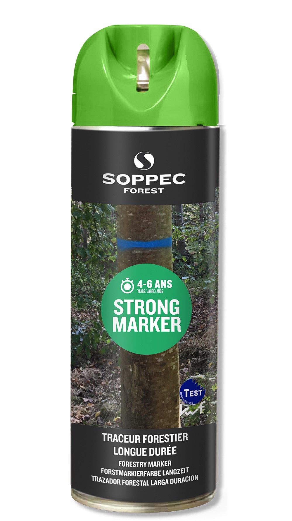 Peinture marquage forestier strong marker vert