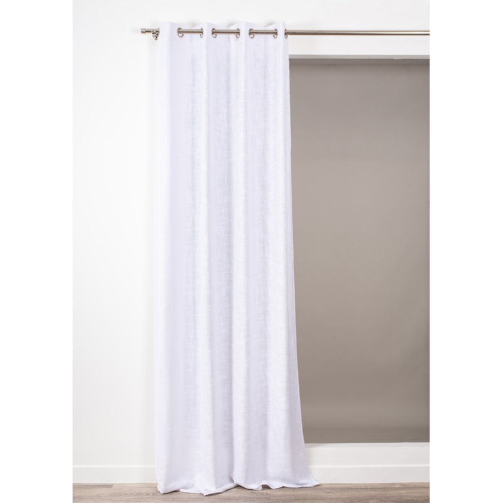 Rideau Uni Alan 011 blanc 140x260 - ROCLE