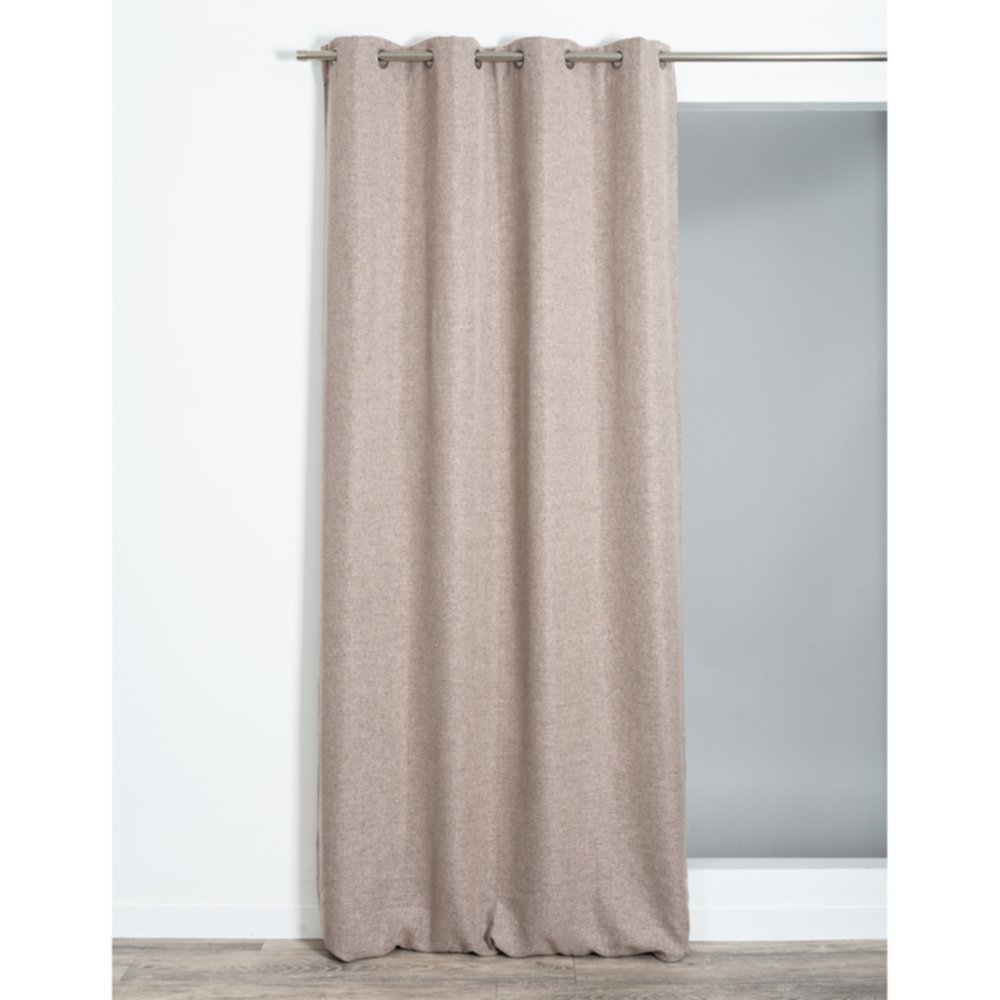 Rideau tamisant John Taupe 140x260cm 