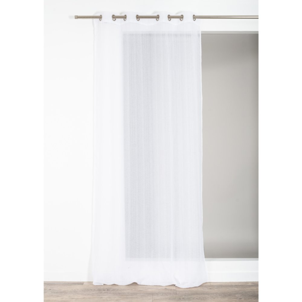 Voilage tamisant Trevi Blanc 140x240cm 