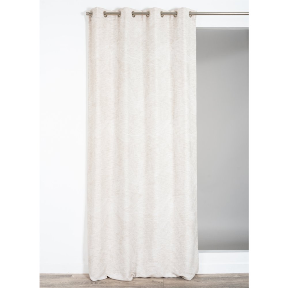 Rideau tamisant Olbia Beige 140x260cm 