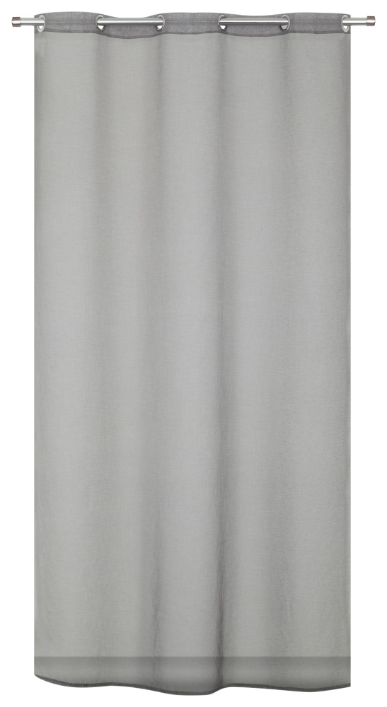 Voilage Zéphyr Polyester 140x240cm Gris