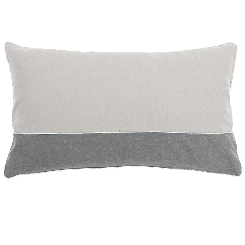 Coussin 30x50cm Déhoussable Athen gris