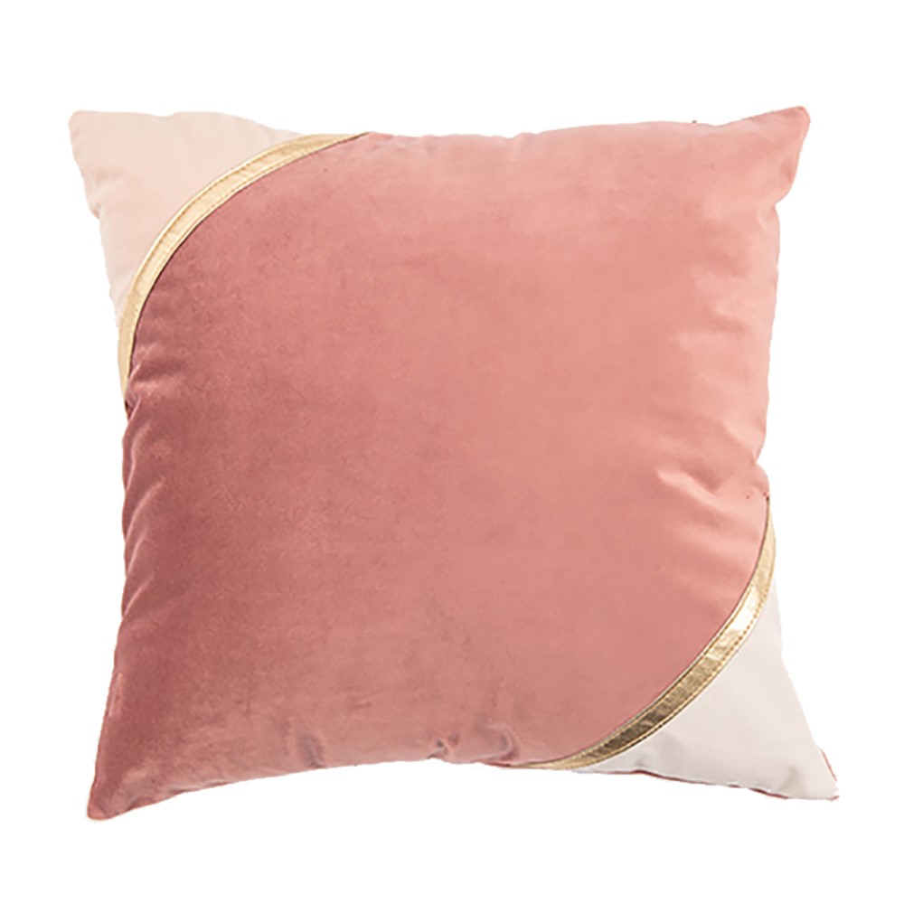 Coussin 40x40cm Déhoussable Idora rose