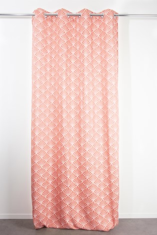 Rideau 140x240cm Acanta Rose Corail