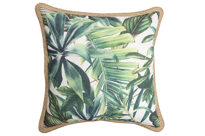 Coussin 45x45cm Déhoussable Renzo vert