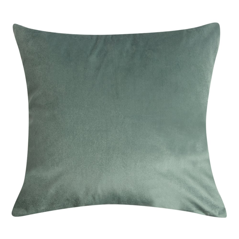 Coussin déhoussable Vanille Vert d'eau 40x40cm