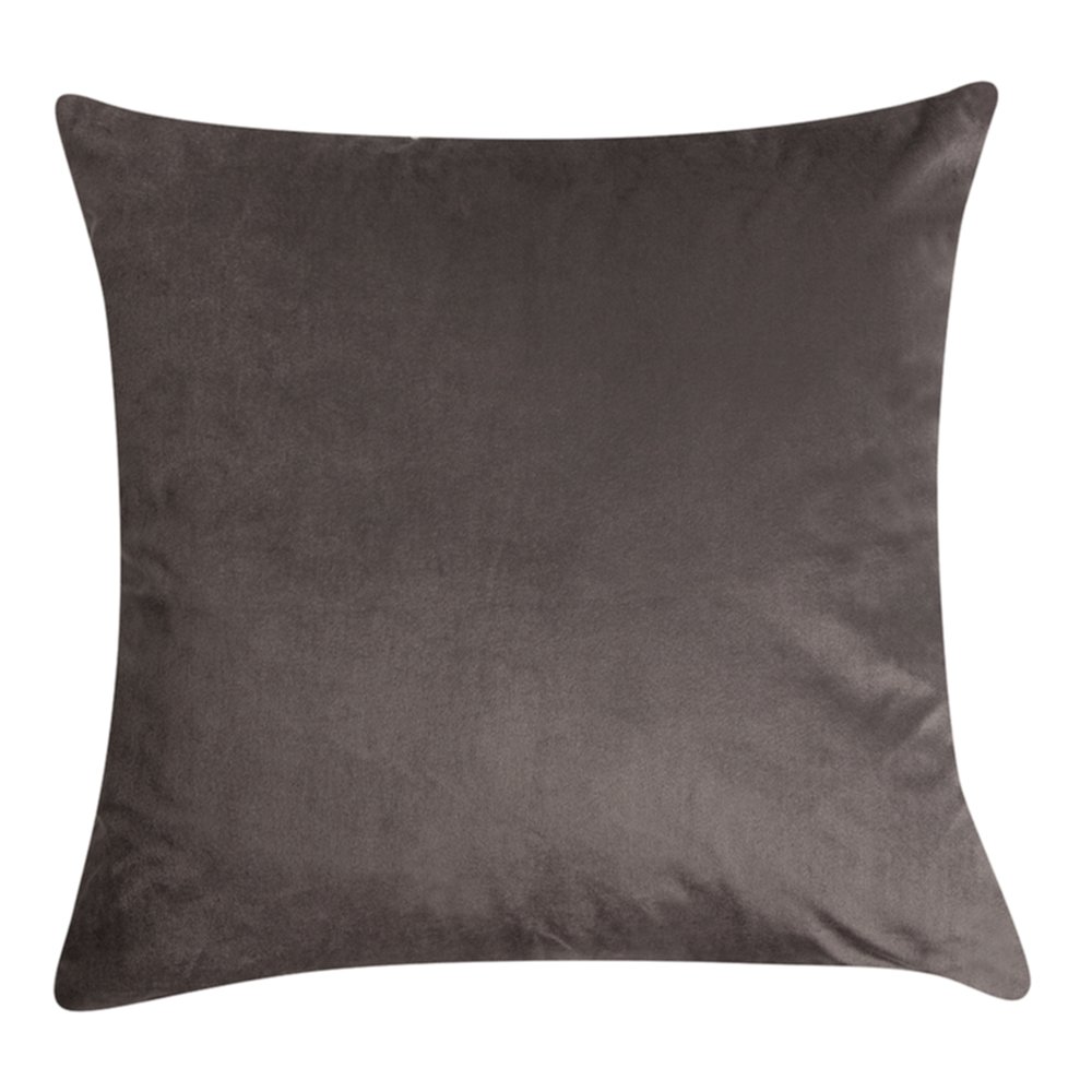 Coussin déhoussable Vanille Gris foncé 40x40cm