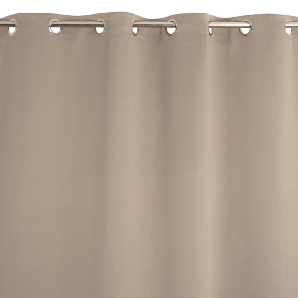 Rideau occultant 135x240cm Must Taupe - JBY CREATION