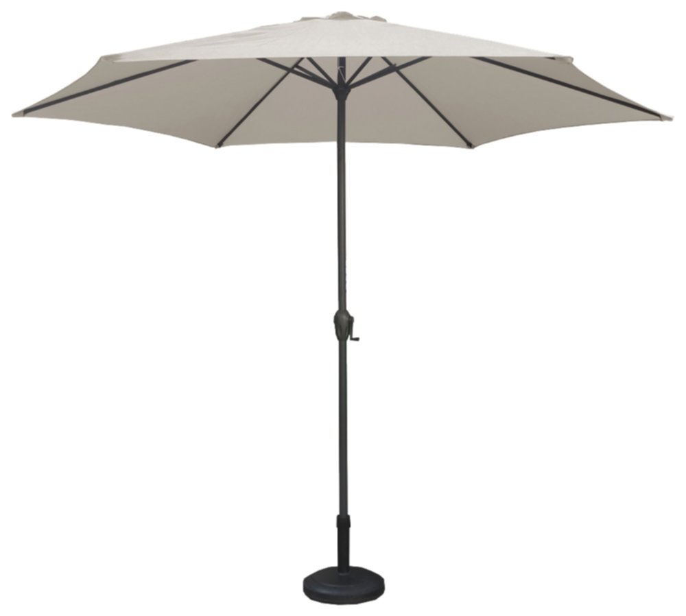 Parasol Chypre III Ø3m Ecru - INVENTIV