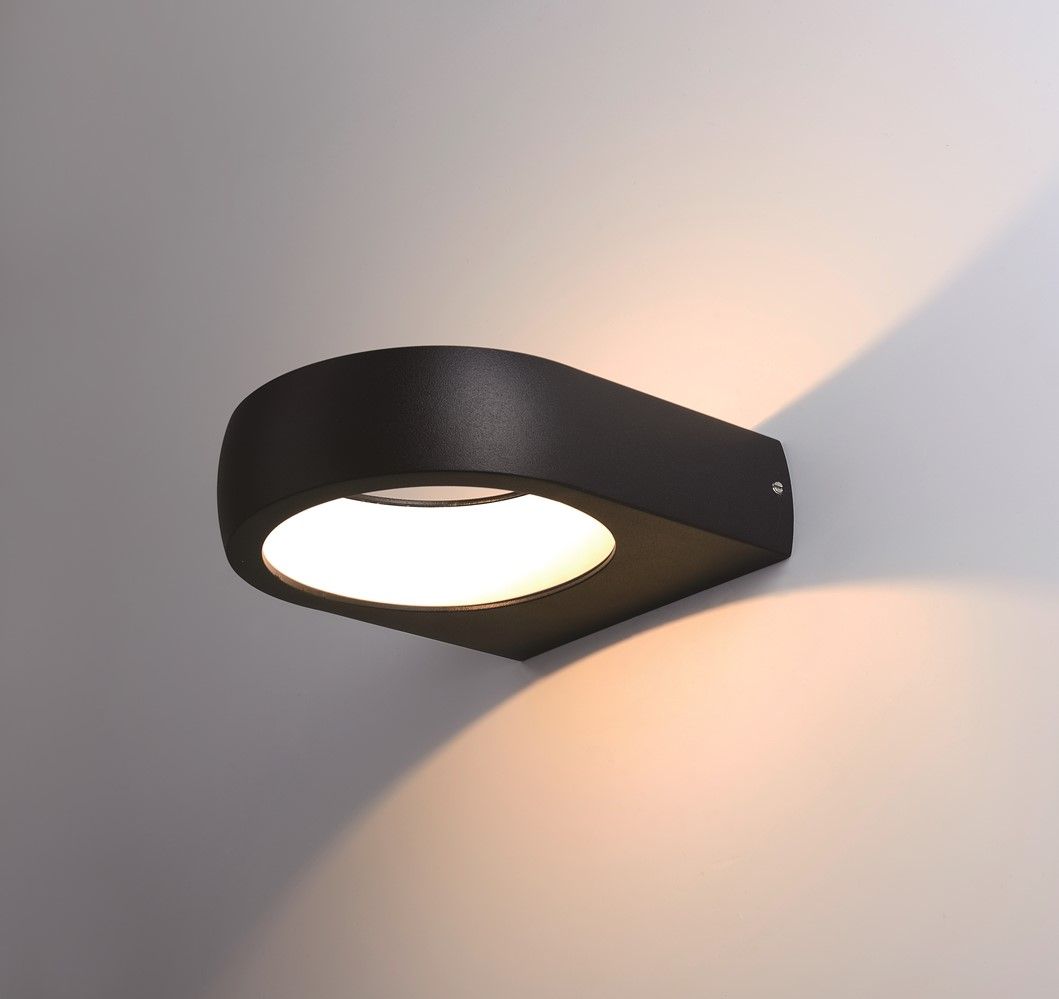 Applique Extérieur Iro LED 6,5W 400lm Anthracite - INVENTIV