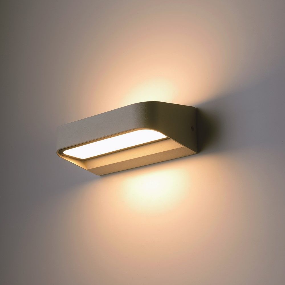 Applique Extérieur Pyx LED 8W 400lm Anthracite - INVENTIV