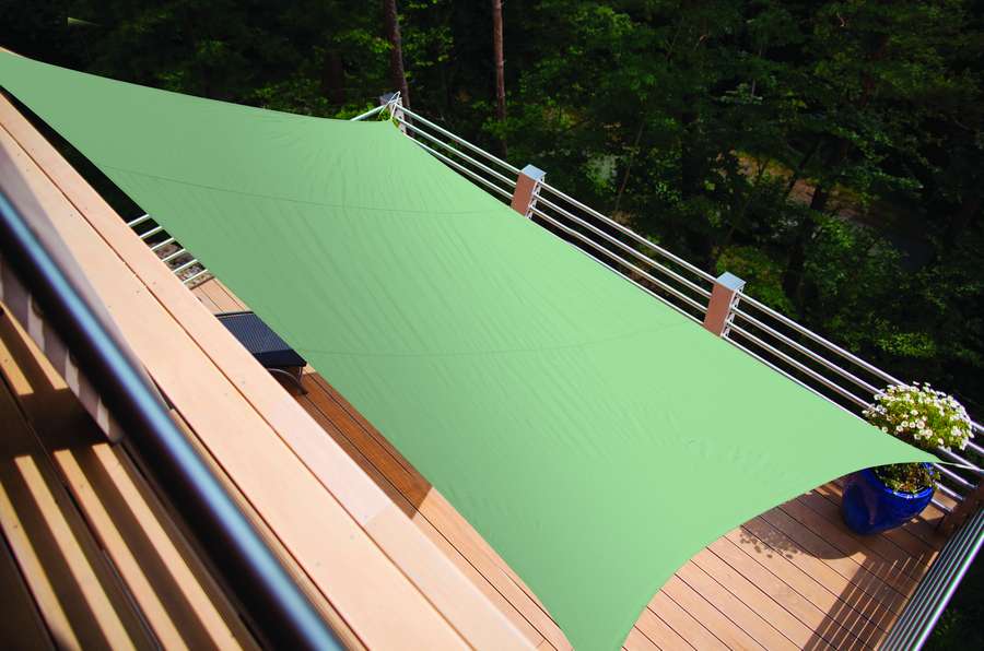 Voile ombrage rectangulaire Primo 3x2 m Vert - INVENTIV