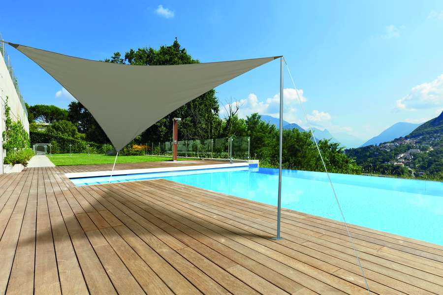 Voile ombrage triangulaire Primo 3,6m Taupe - INVENTIV