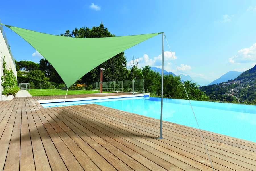 Voile ombrage triangulaire Primo 3,6m Vert - INVENTIV