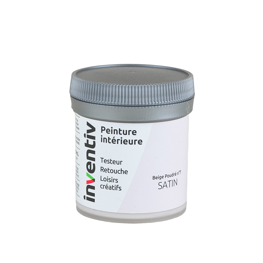 Testeur Peinture intérieure satin 0,08L beige poudré 7 - INVENTIV