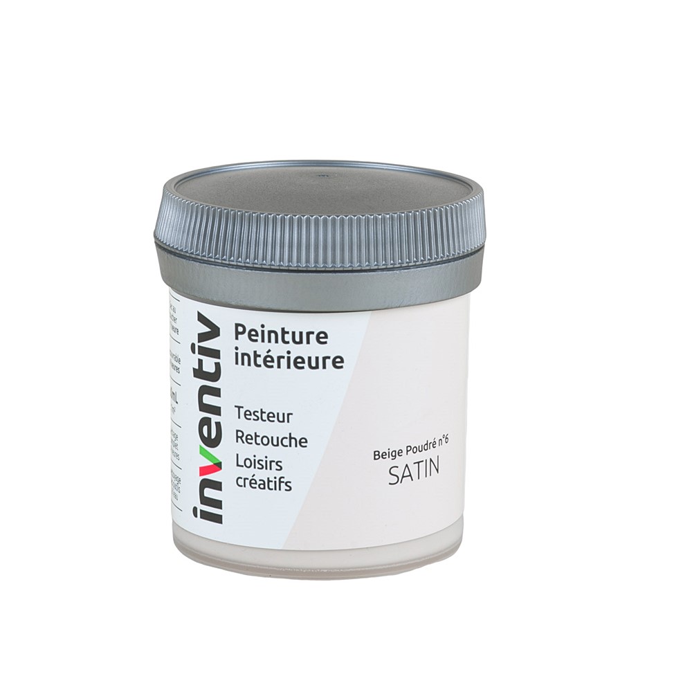 Testeur Peinture intérieure satin 0,08L beige poudré 6 - INVENTIV