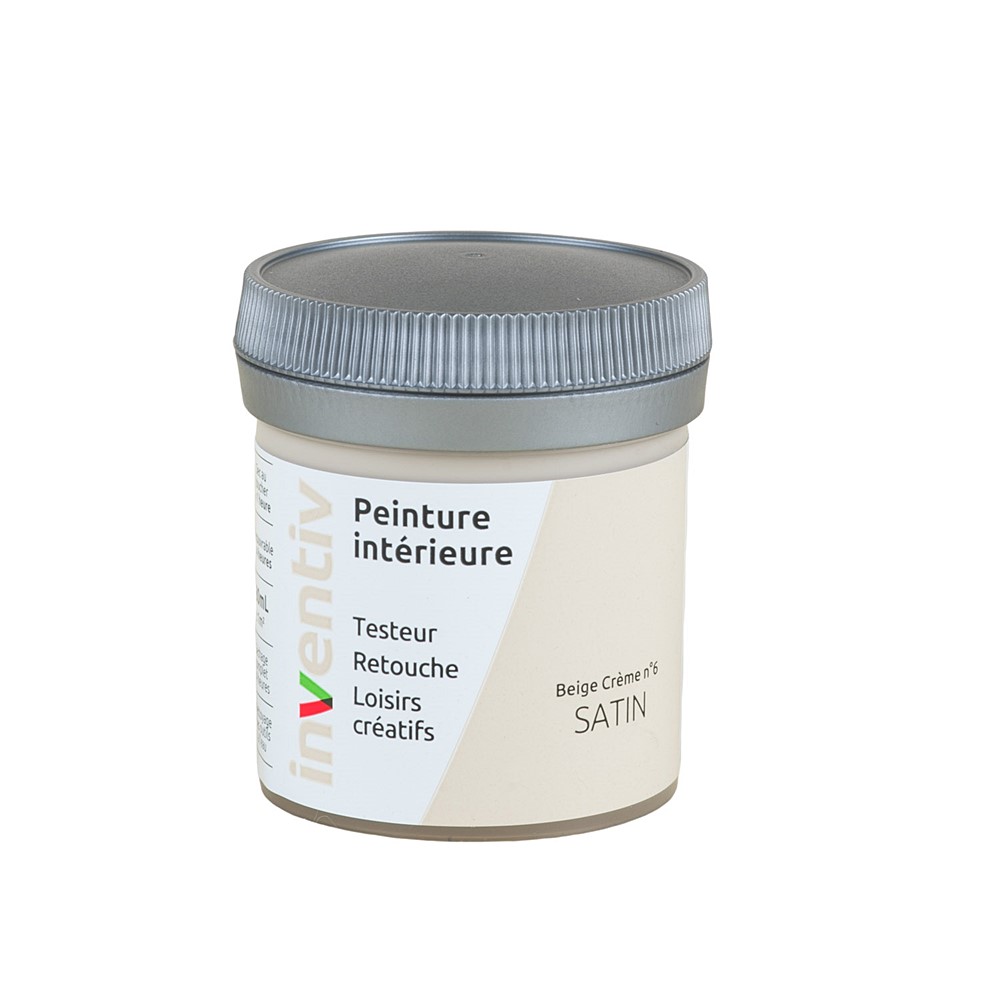 Testeur Peinture intérieure satin 0,08L beige crème 6 - INVENTIV