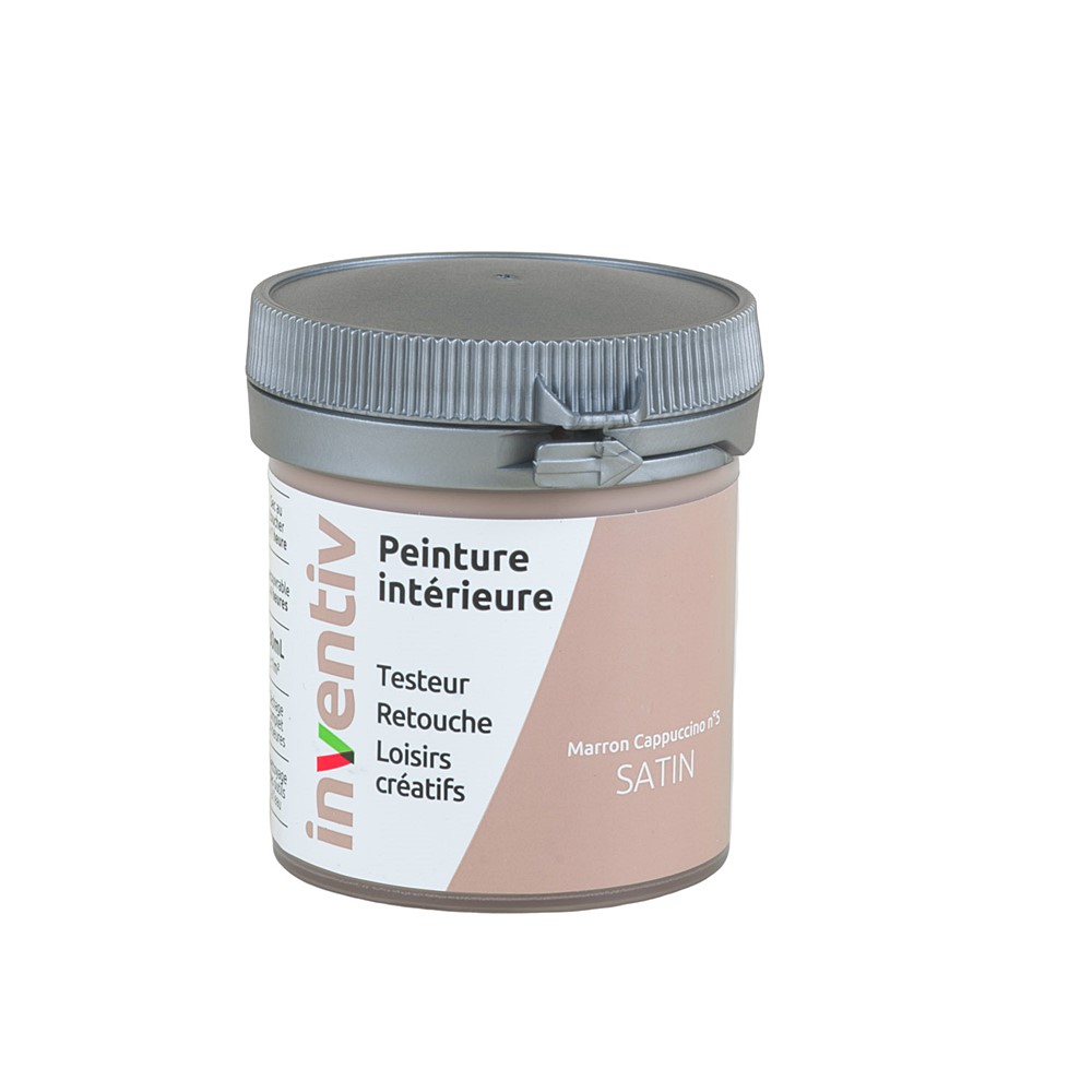 Testeur Peinture intérieure satin 0,08L Marron cappucino 5 - INVENTIV