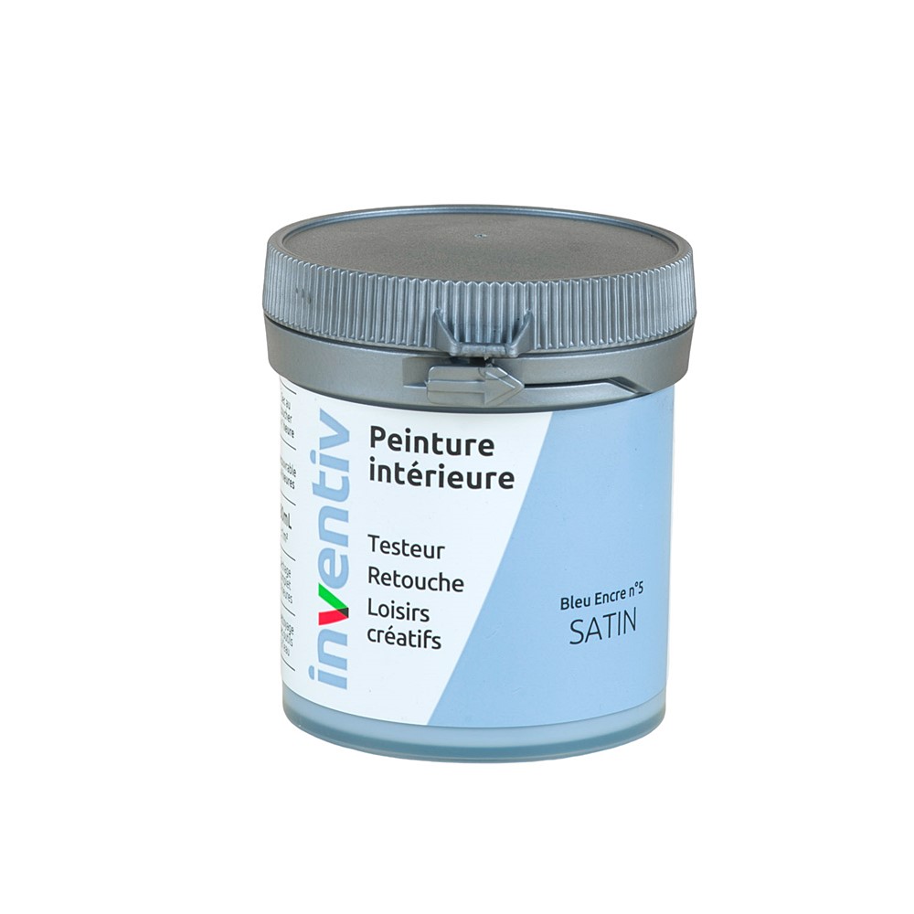 Testeur Peinture intérieure satin 0,08L bleu encre 5 - INVENTIV