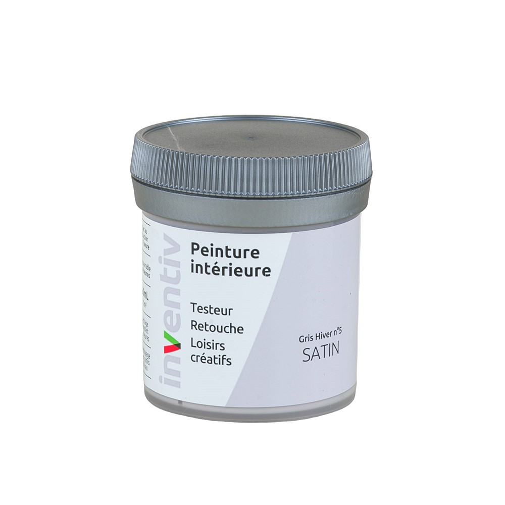 Testeur Peinture intérieure satin 0,08L gris hiver 5 - INVENTIV