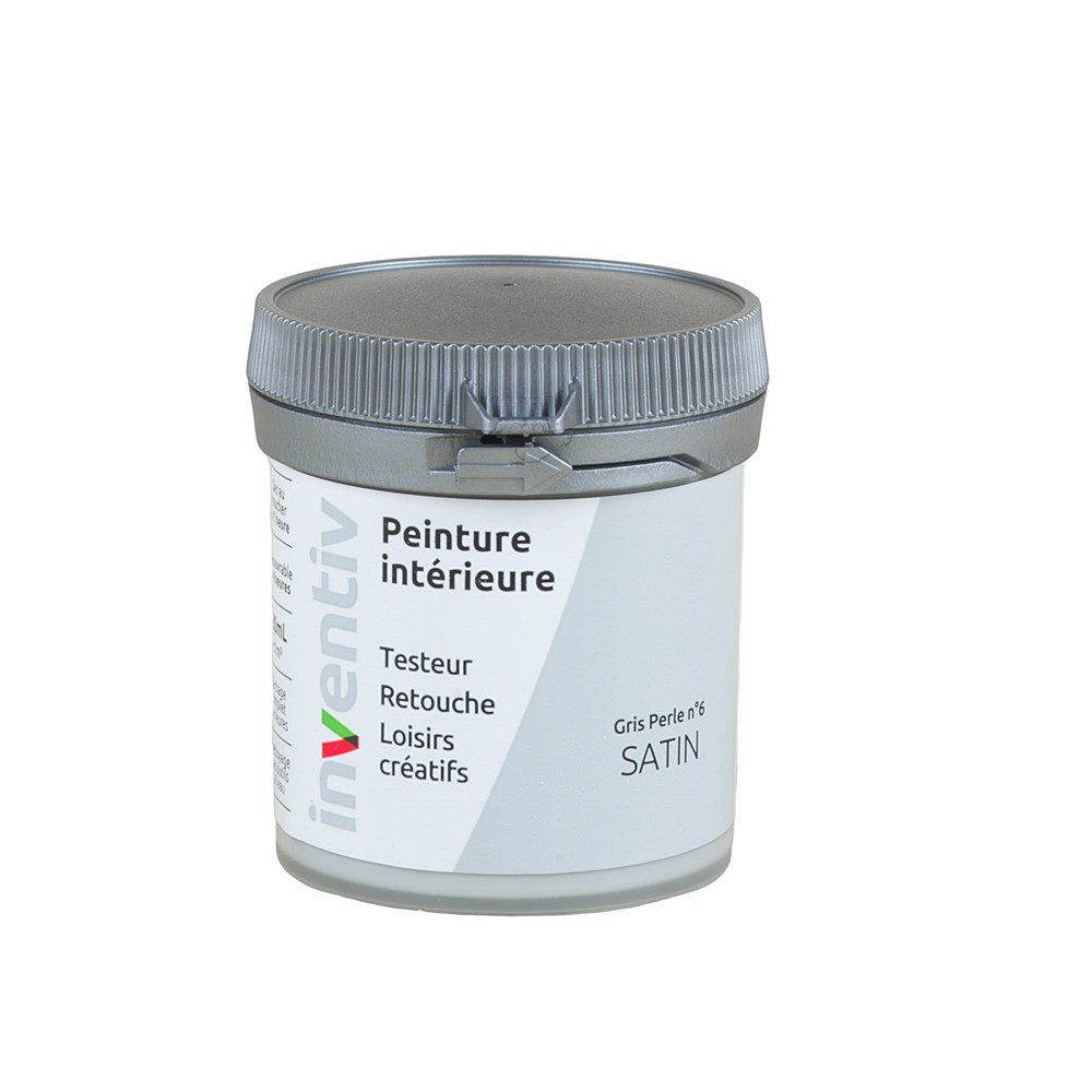 Testeur Peinture intérieure satin 0,08L gris perle 6 - INVENTIV