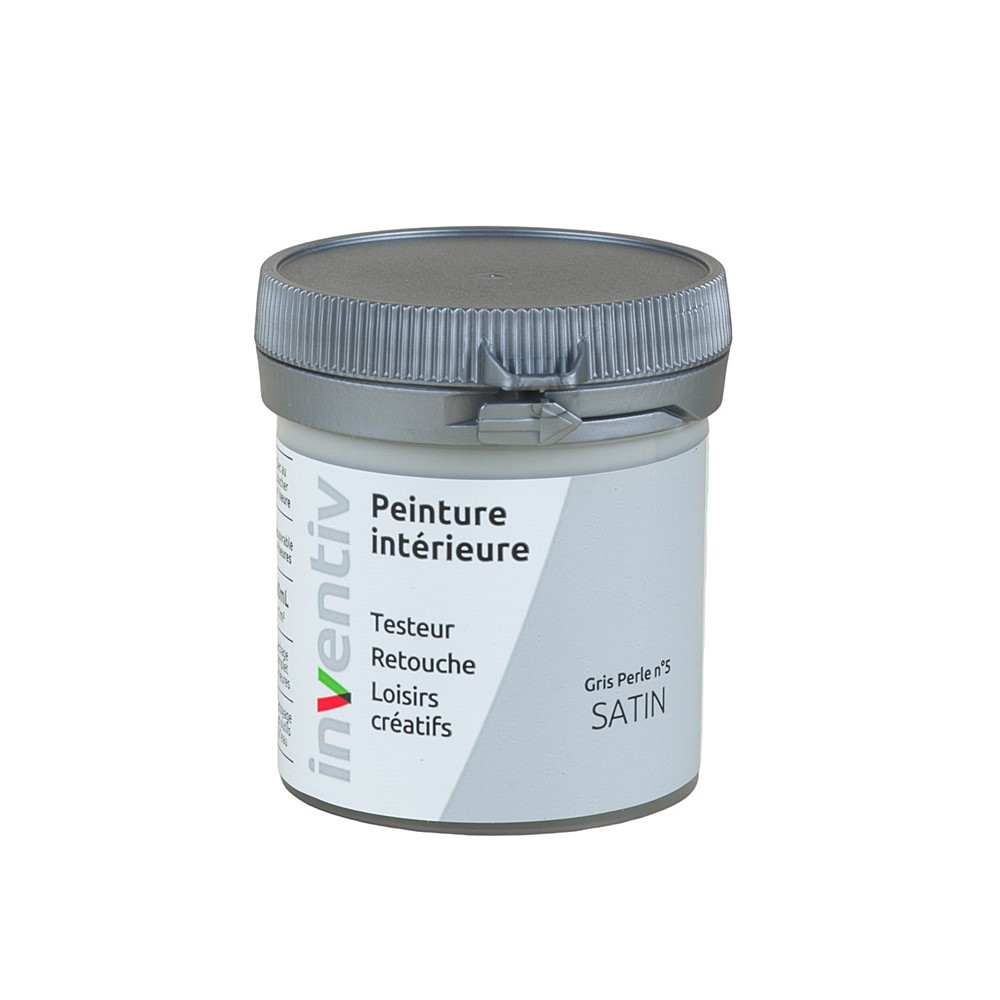 Testeur Peinture intérieure satin 0,08L gris perle 5 - INVENTIV