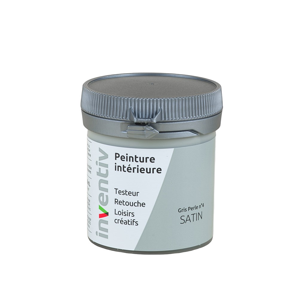 Testeur Peinture intérieure satin 0,08L gris perle 4 - INVENTIV