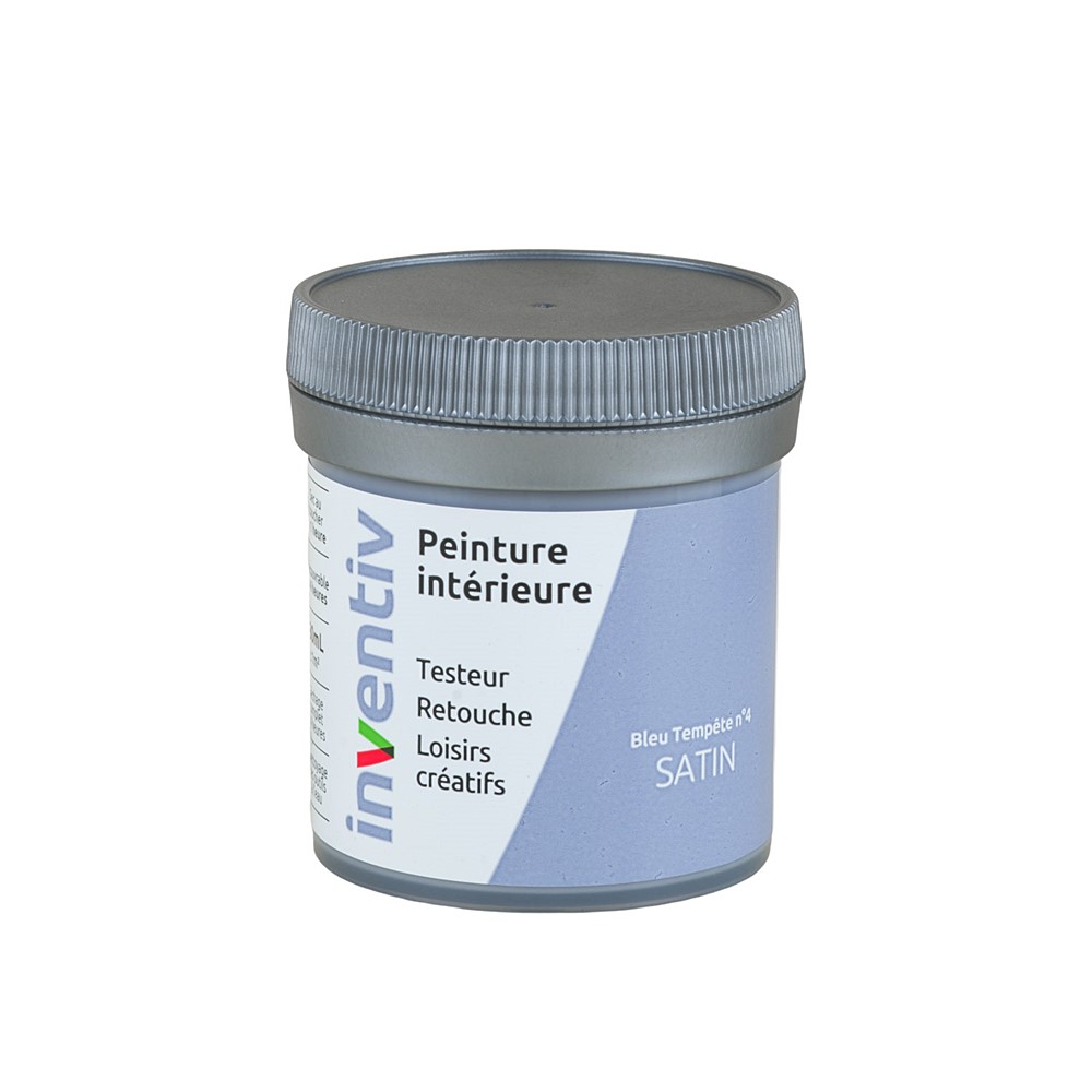 Testeur Peinture intérieure satin 0,08L bleu tempête 4 - INVENTIV