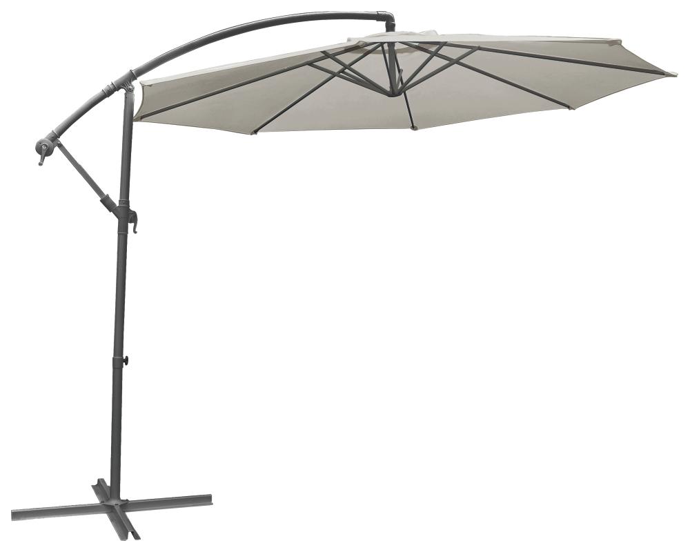 Parasol déporté Alto3 Ø3m écru - INVENTIV