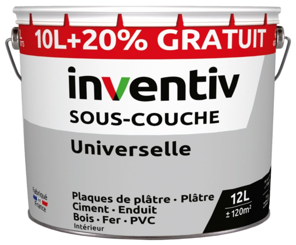 Sous-couche universelle 10L+2L gratuits - INVENTIV