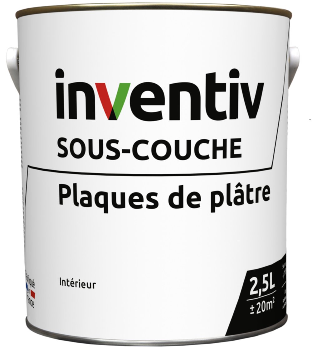 Sous-couche plaque de plâtre 2,5L - INVENTIV 