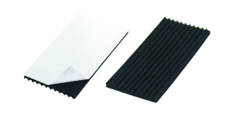 1 patin anti-vibrations 60x200mm noir - INVENTIV