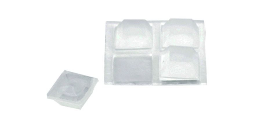 Set de 20 butées amortisseur 13 x 13 mm transparent - INVENTIV