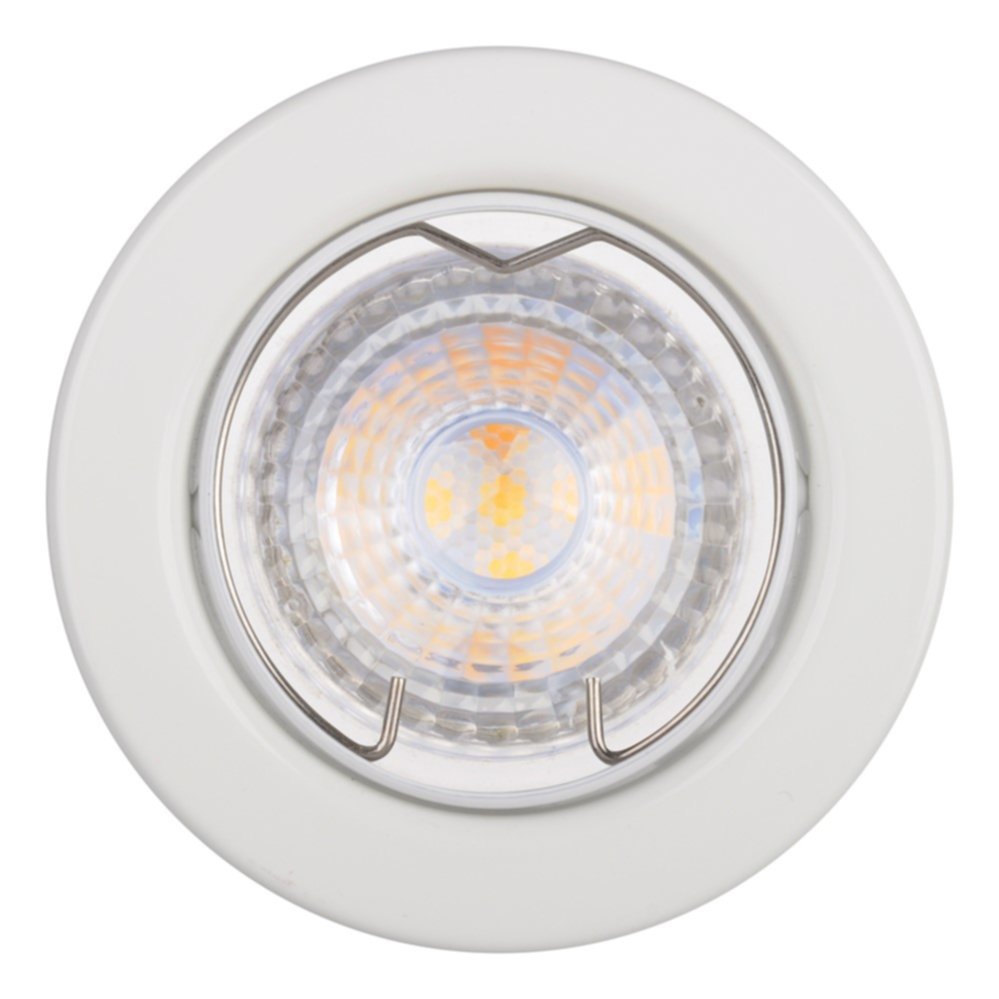 8 Spots LED à encastrer Orien 5W 350lm 2700K Blanc - INVENTIV