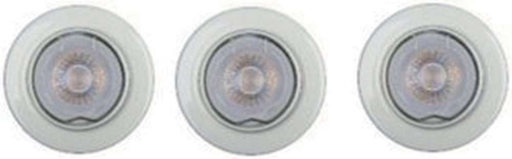 3 Spots LED à encastrer Orien 5W 350lm 2700K - INVENTIV