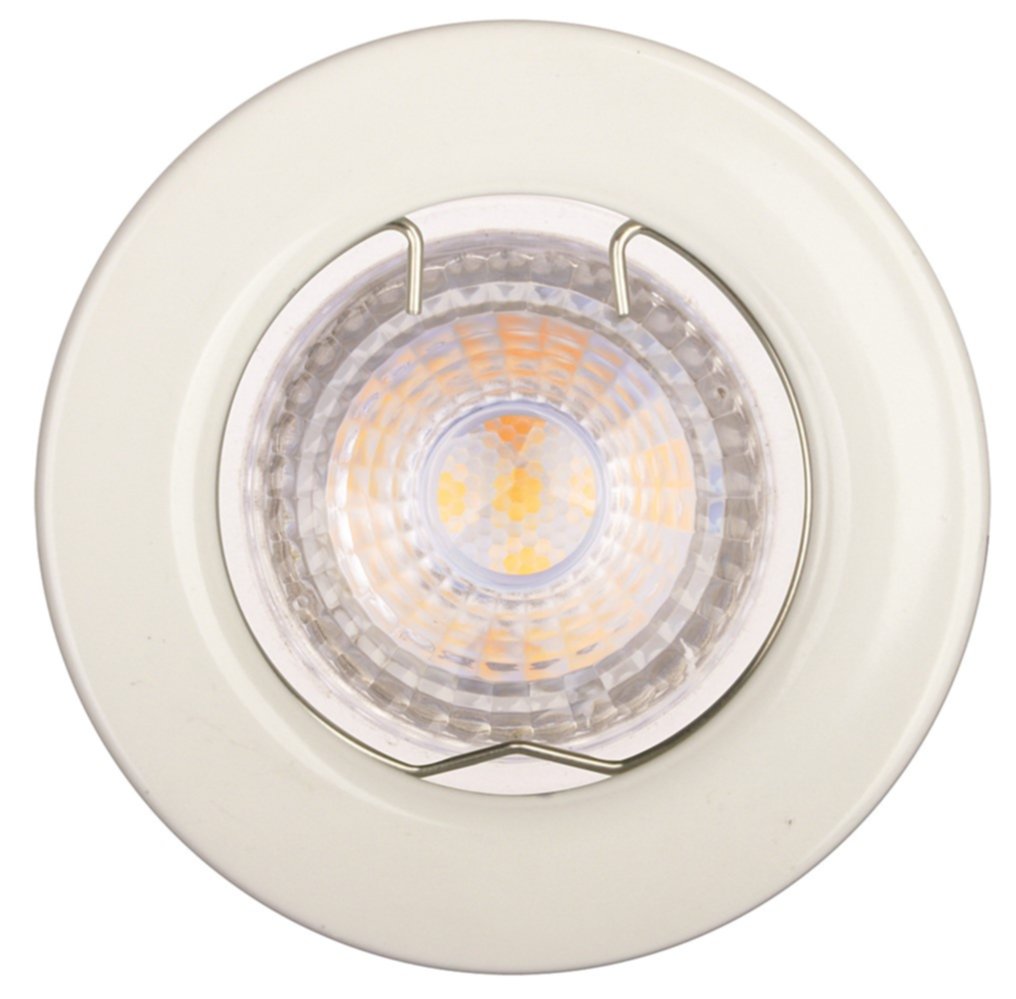 Spot LED à encastrer Fixe 4,6W 350lm 2700K Blanc - INVENTIV