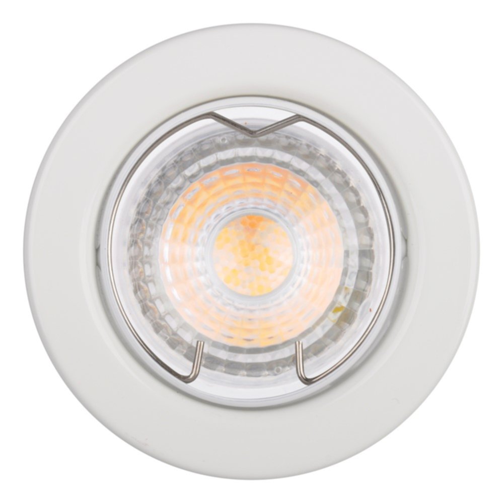 3 Spots LED à encastrer Orien 5,5W 350lm 2700K Blanc - INVENTIV