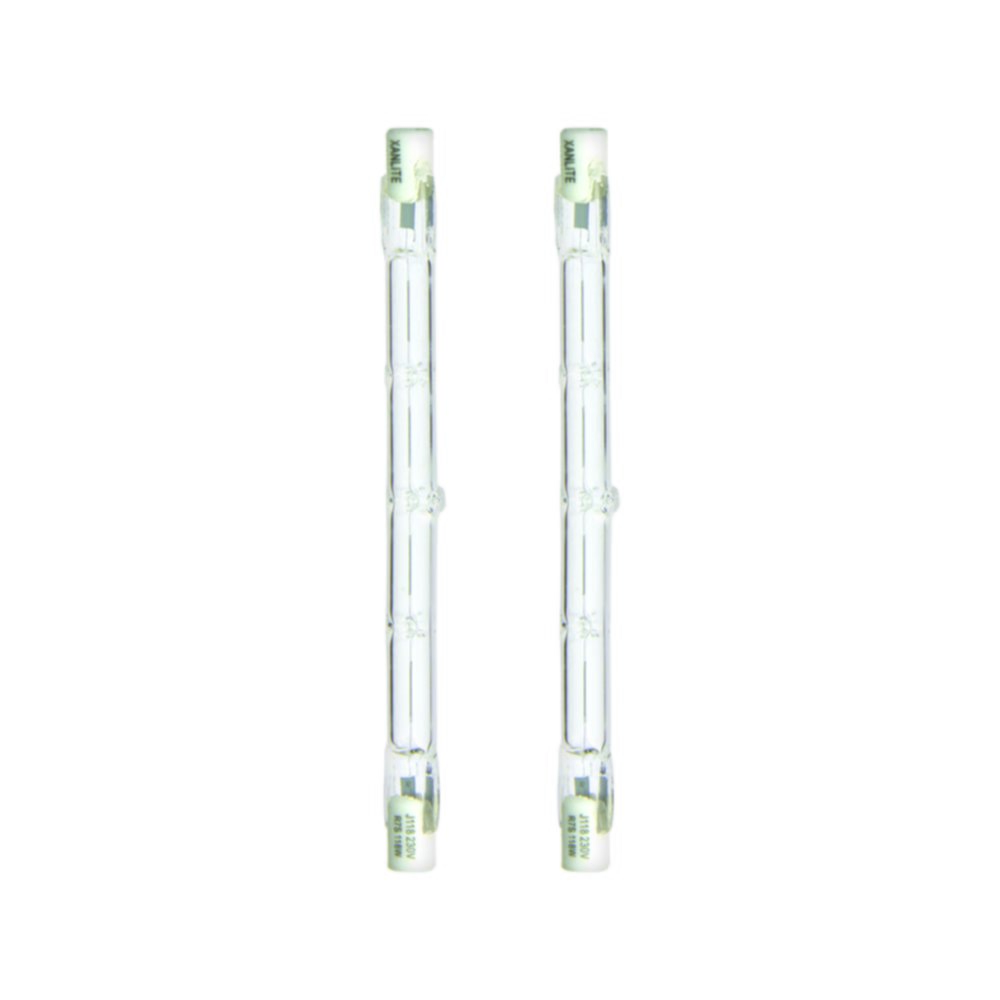 2 ampoules R7S Halo 2200Lm 118W 2900K Blanc chaud - INVENTIV