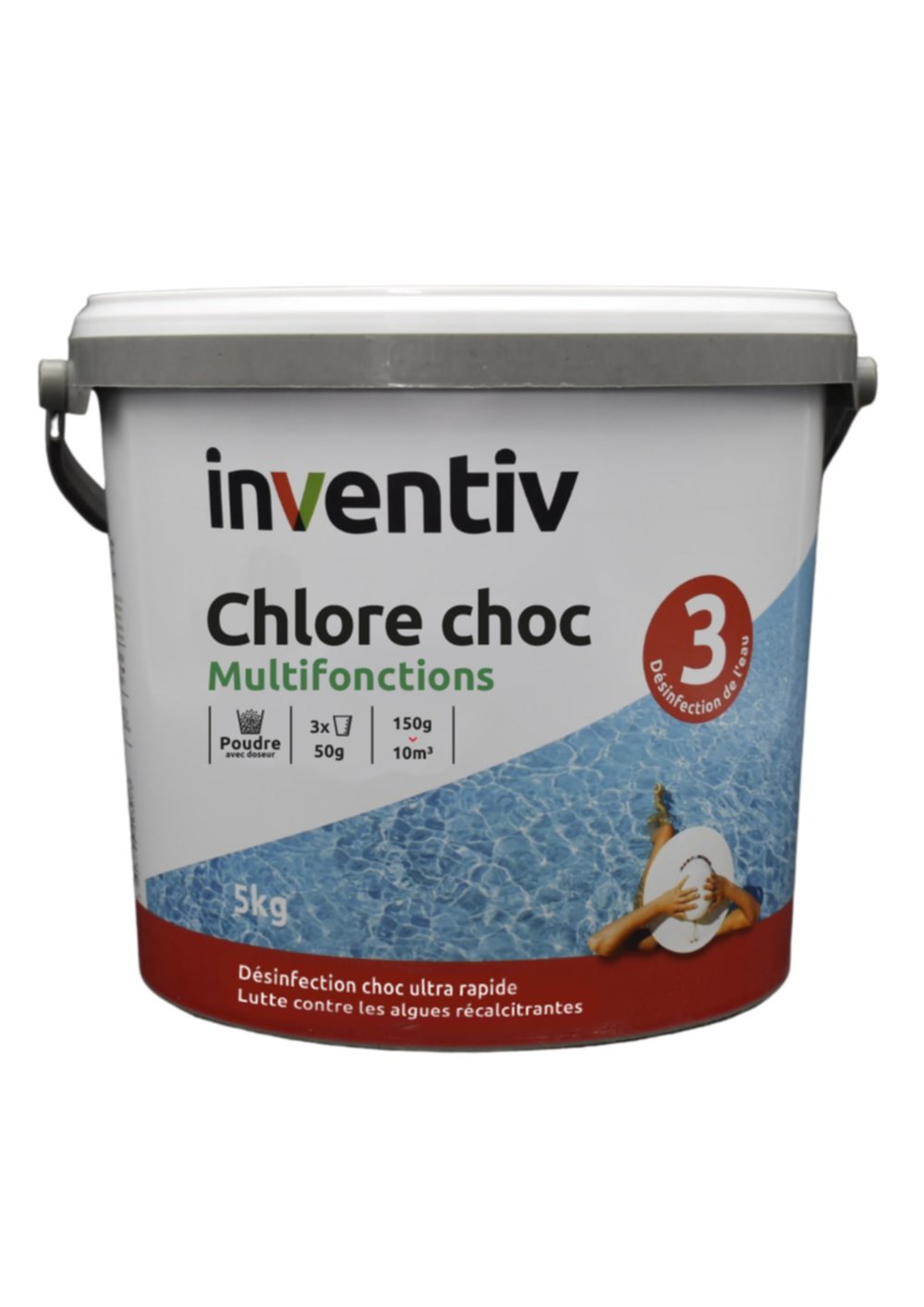 Chlore choc 5 kg - INVENTIV