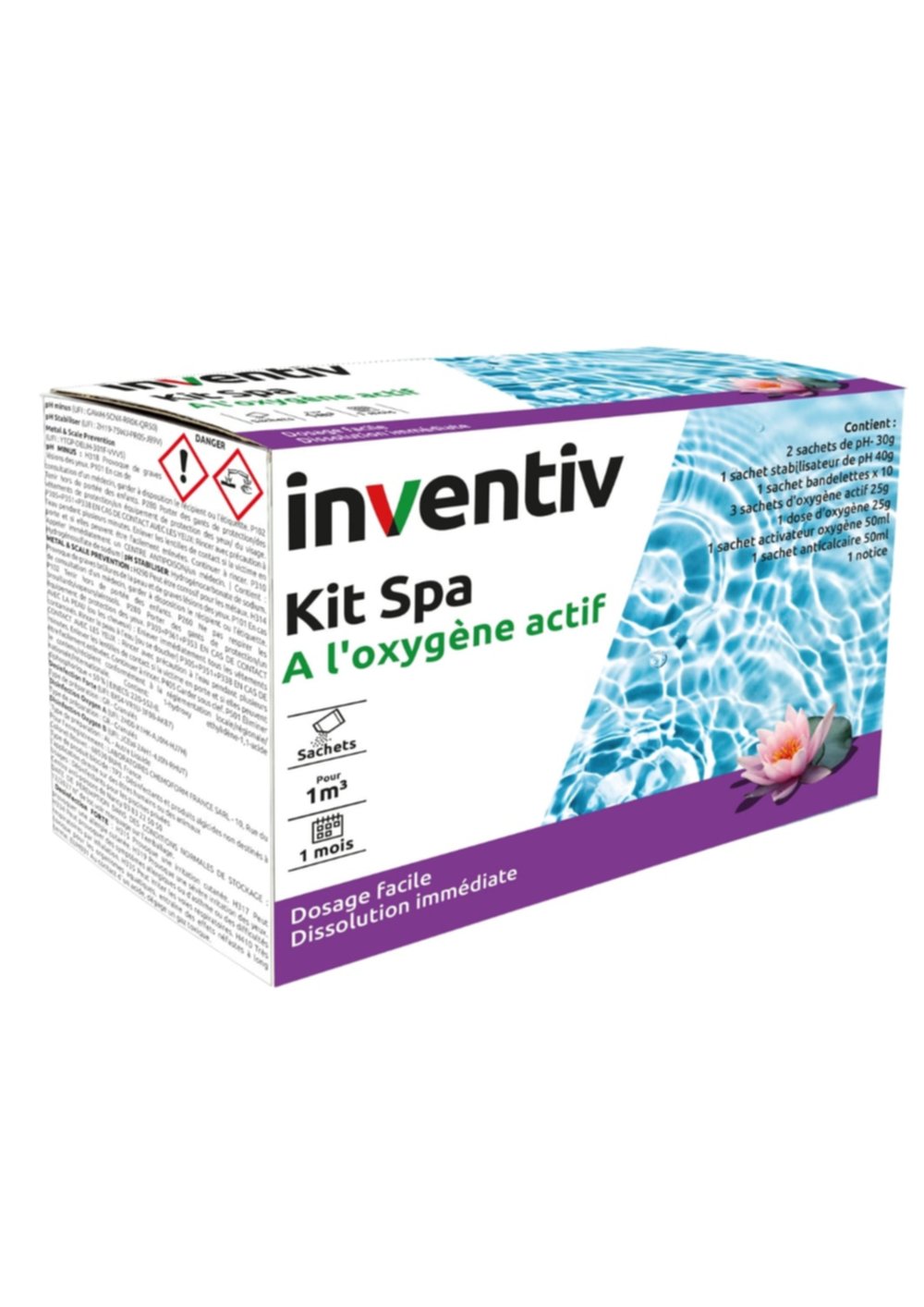 Kit spa pour 1 mois de traitement en sachets - INVENTIV