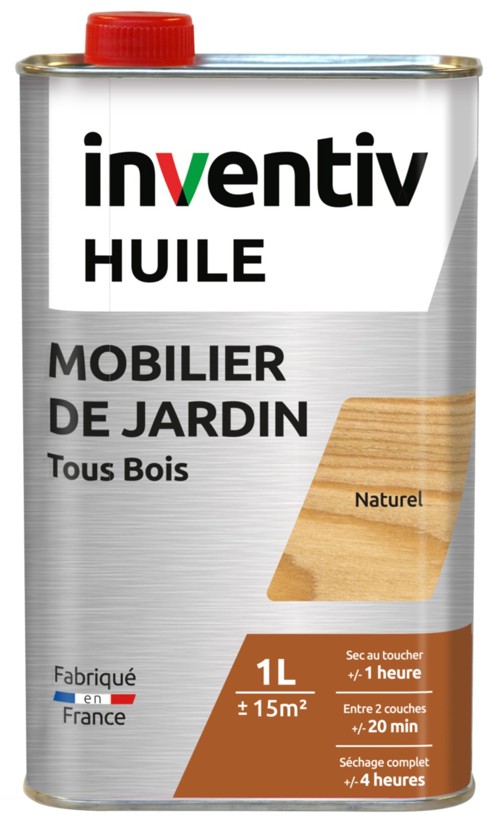 Huile mobilier extérieur incolore 1 L - INVENTIV