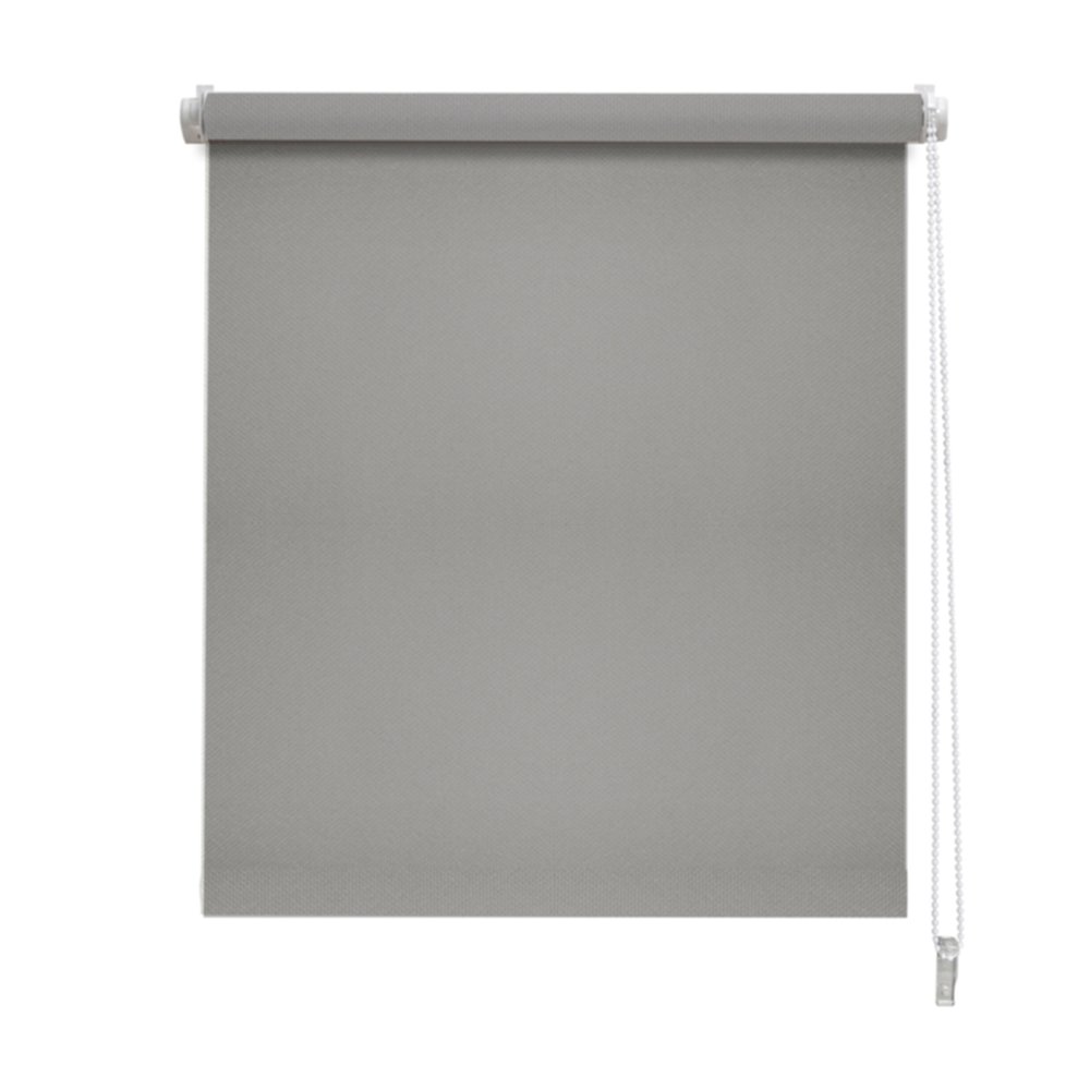 Store enrouleur occultant sans perçage gris 50x90cm - 1ER