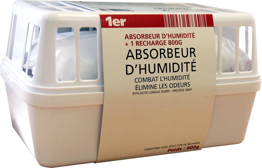 Absorbeur d'humidité large 800g neutre  prix - 1ER